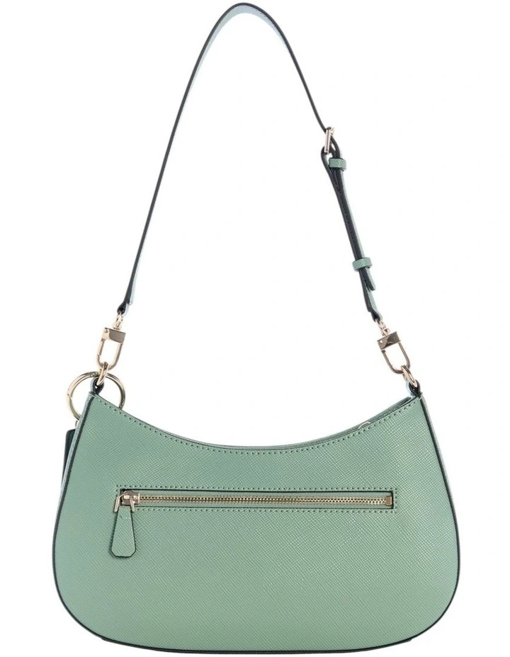 Noelle Top Zip Shoulder Bag in Light Sage image 5