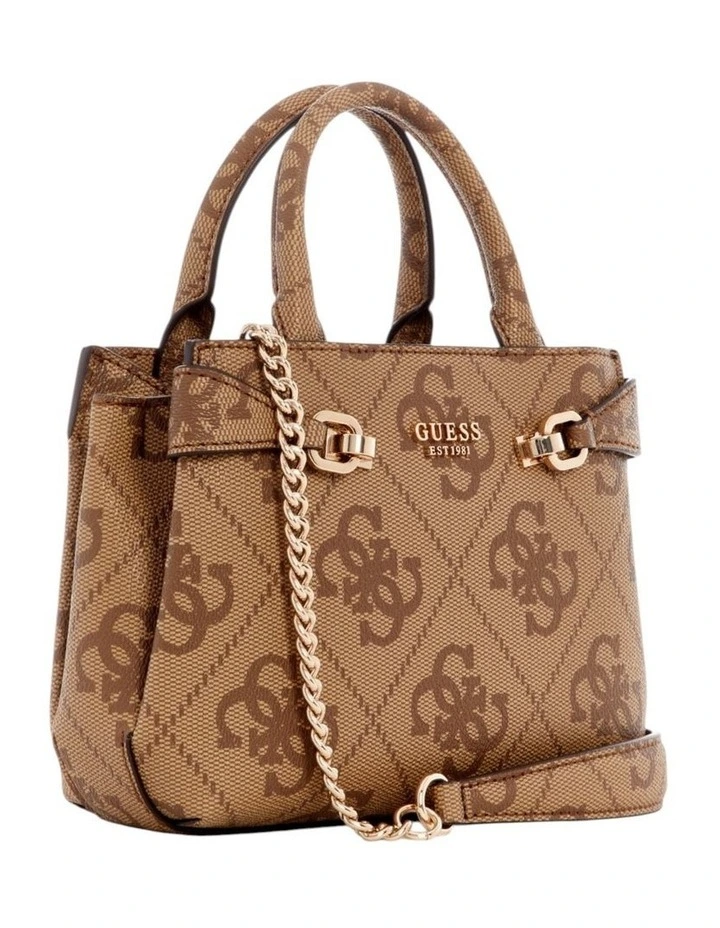 Lorelei Mini Satchel Bag in Latte Logo image 3