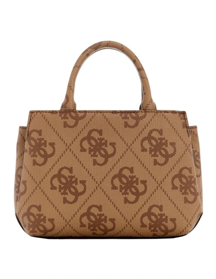 Lorelei Mini Satchel Bag in Latte Logo image 5