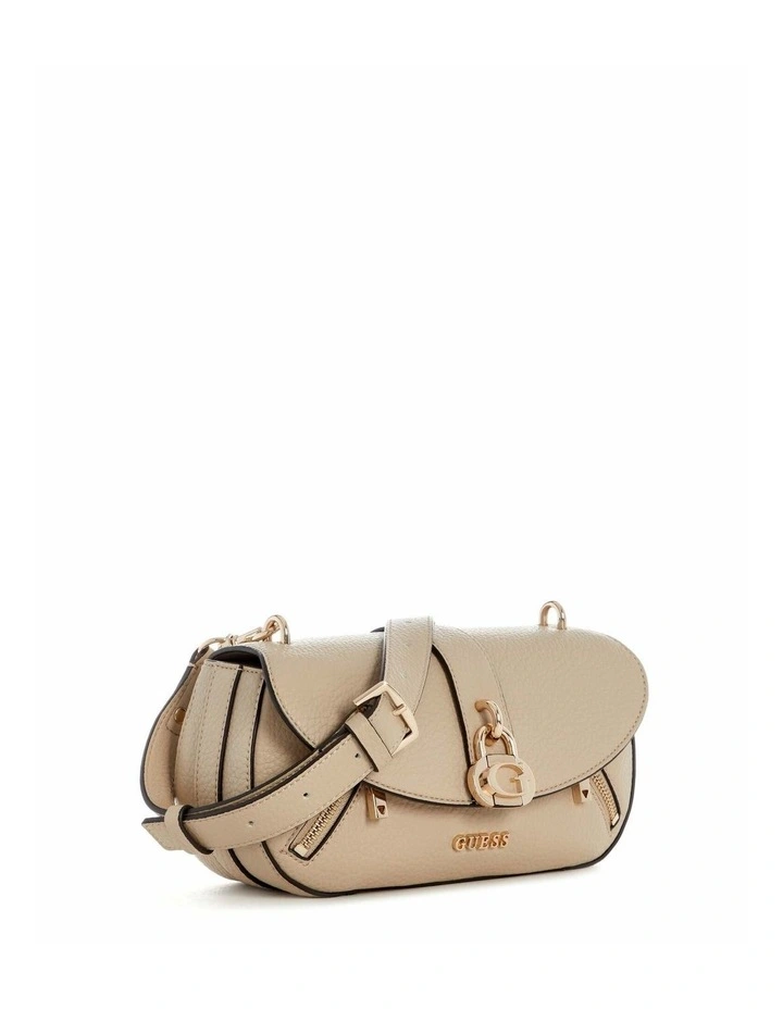 Jessa Flap Crossbody Bag in Taupe image 2
