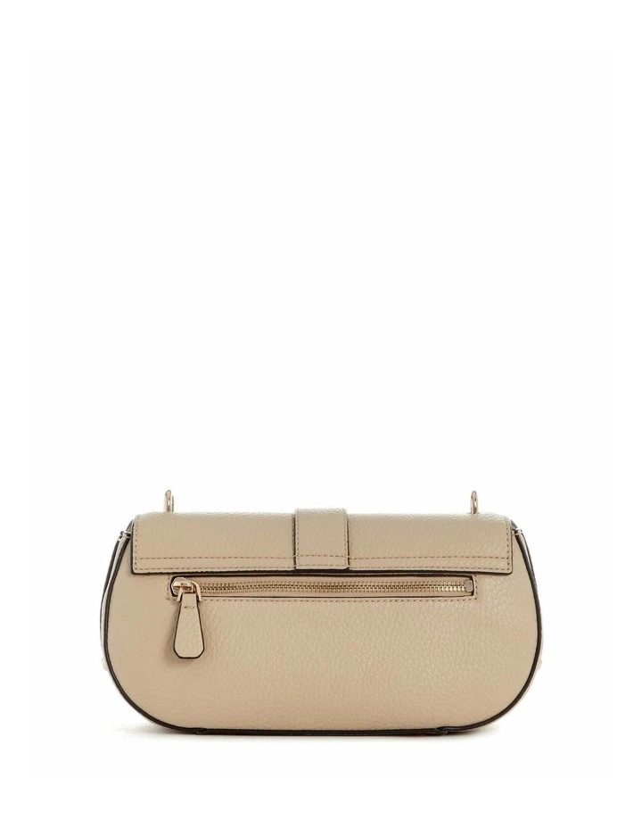 Jessa Flap Crossbody Bag in Taupe image 4