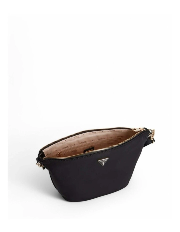 Mauve Convertible Hobo in Black image 4