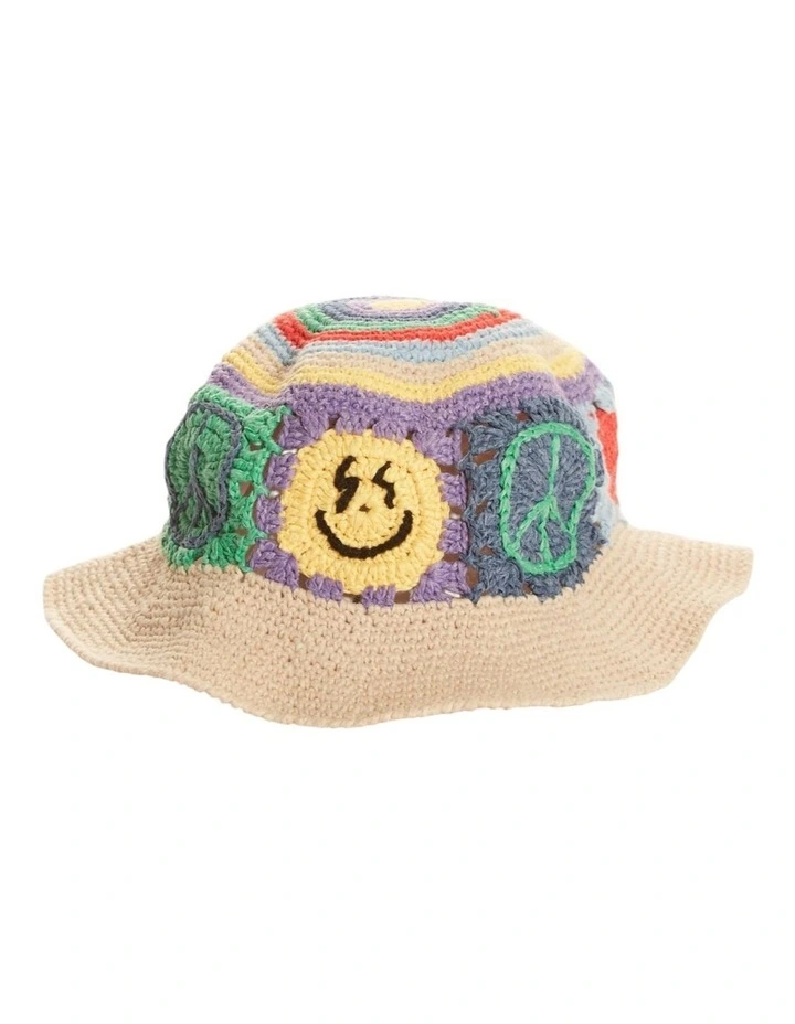Originals J Balvin Crochet Hat in Multi image 1