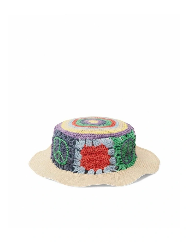 Originals J Balvin Crochet Hat in Multi image 3