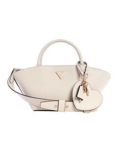 Bolena Mini Satchel Bag in Stone