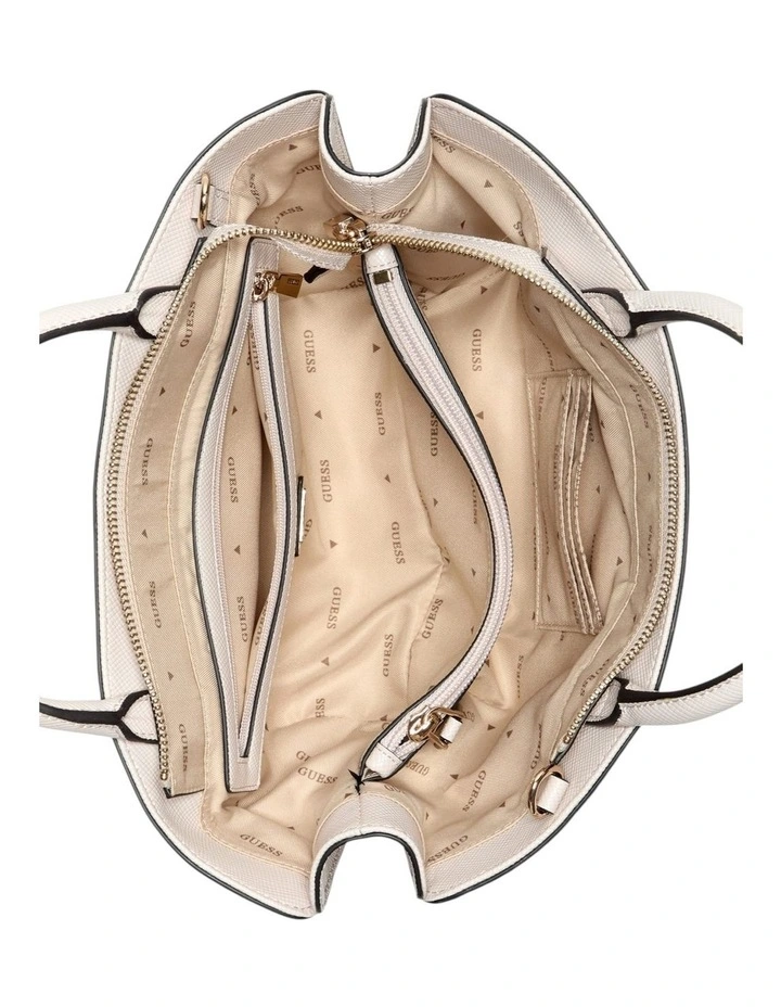 Bolena Mini Satchel Bag in Stone image 4