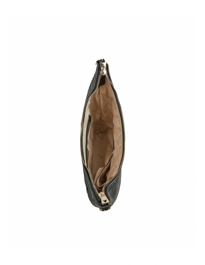 Hassie Bucket Hobo Satchel in Black image 3