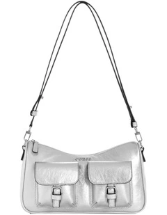 Kassie Convertible Shoulder Bag in Silver
