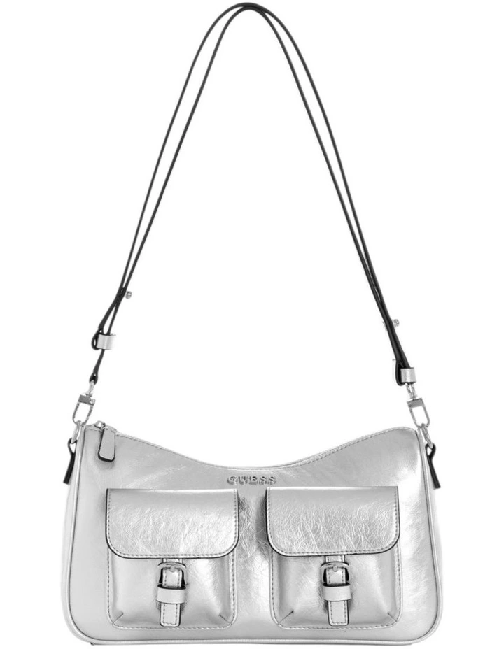 Kassie Convertible Shoulder Bag in Silver image 1