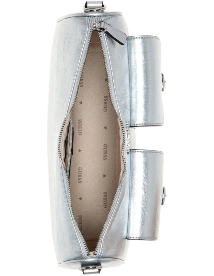 Kassie Convertible Shoulder Bag in Silver image 4