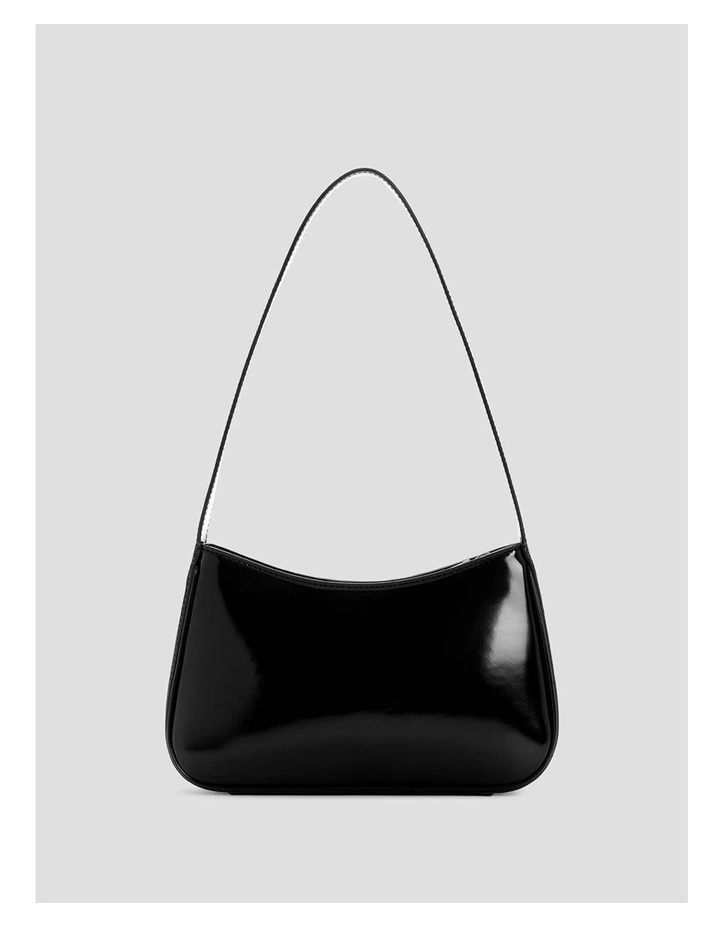 Arnela Top Zip Shoulder Bag in Black image 4