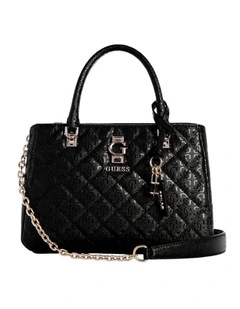 Bessey Luxury Satchel Bag in Black