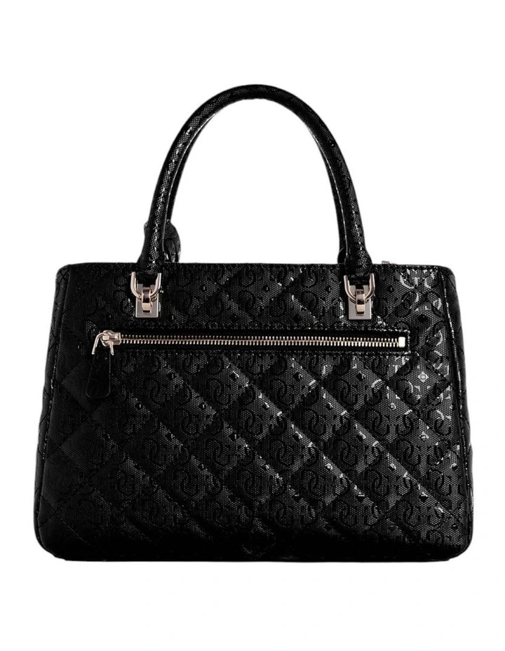 Bessey Luxury Satchel Bag in Black image 2