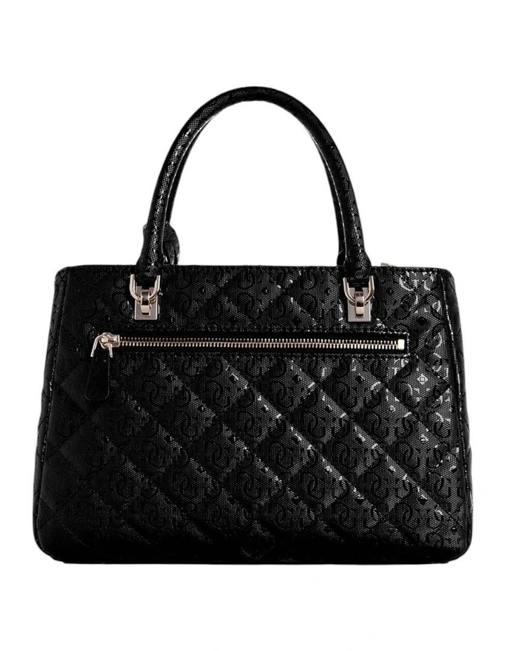 Bessey Luxury Satchel Bag in Black image 3