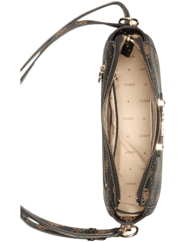 Silia Convertible Shoulder Bag in Espresso Logo image 3