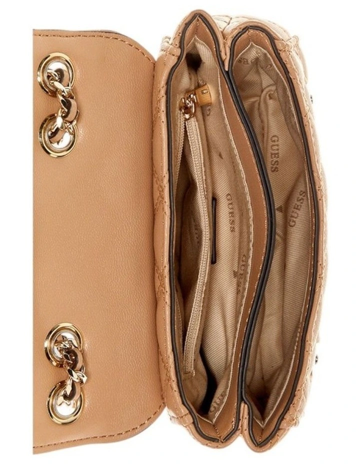 Giully Mini Crossbody Bag in Beige image 4