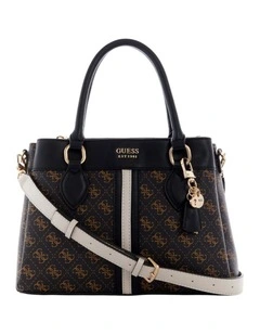 Kasinta III Compartment Satchel Bag in Brown Multi