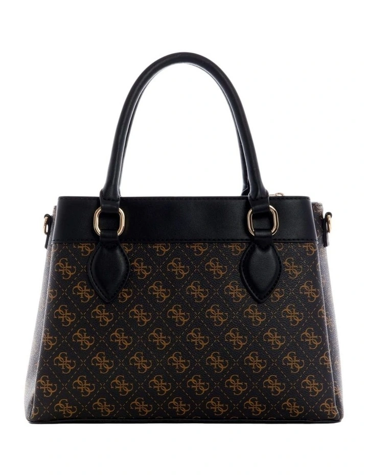 Kasinta III Compartment Satchel Bag in Brown Multi image 4