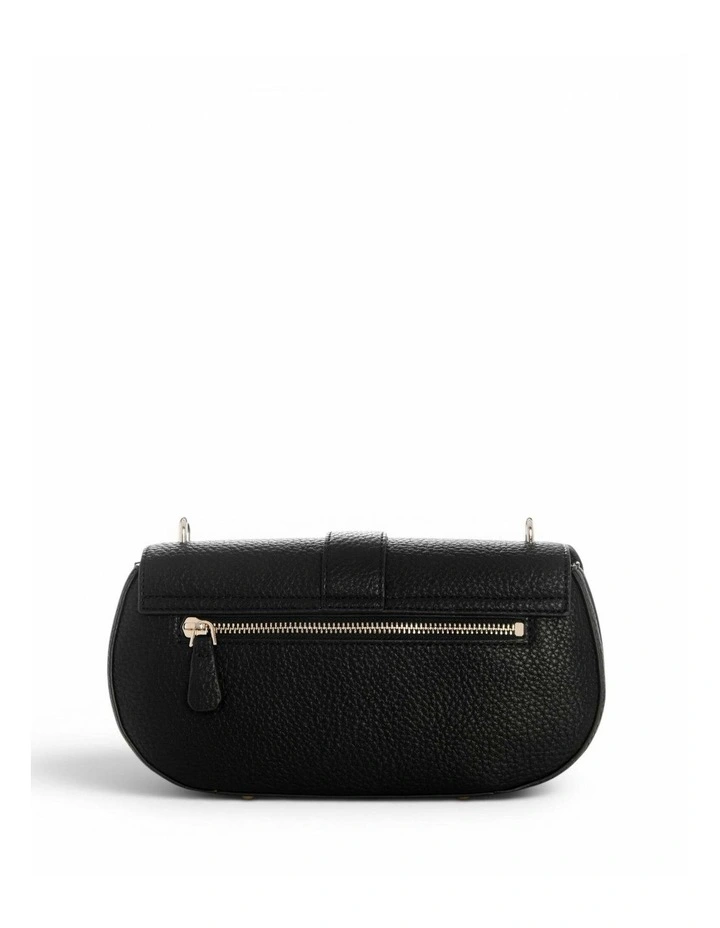 Jessa Flap Crossbody Bag in Black image 5