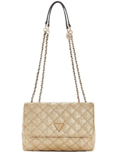 Giully Convertible Crossbody Bag in Gold