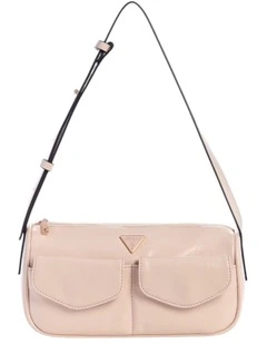 Waldena Small Top Zip Shoulder Bag in Lotus