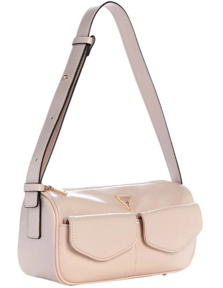 Waldena Small Top Zip Shoulder Bag in Lotus image 2