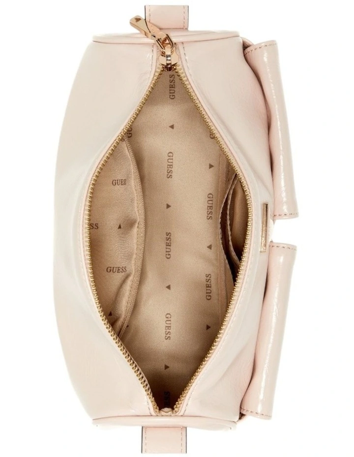 Waldena Small Top Zip Shoulder Bag in Lotus image 4