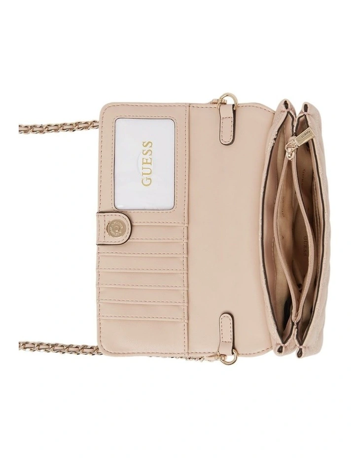 Giully Crossbody Organiser Bag in Light Beige image 4