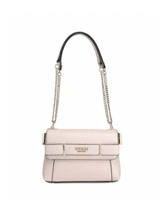 Anadela Convertible Crossbody Flap in Taupe