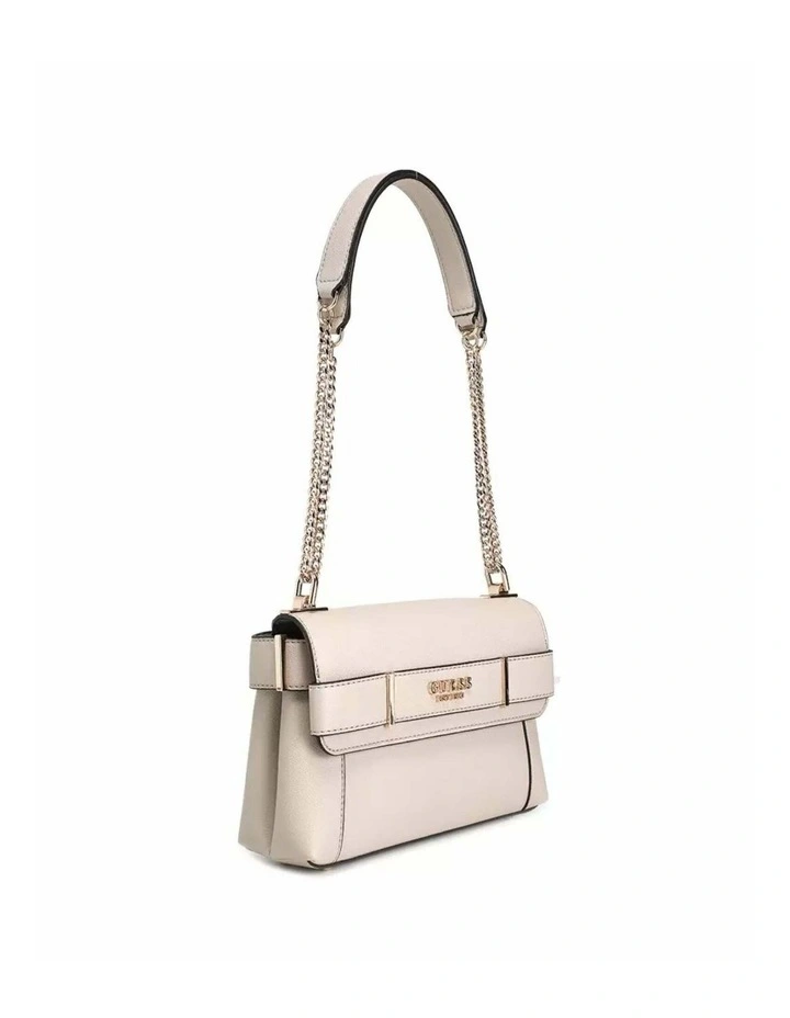 Anadela Convertible Crossbody Flap in Taupe image 2