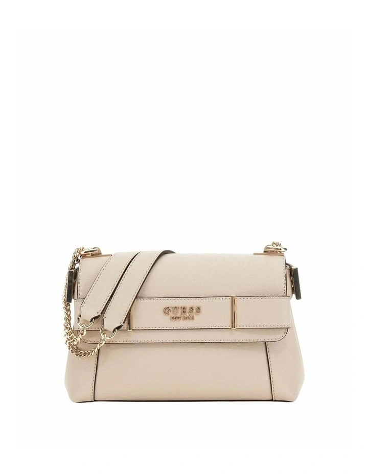 Anadela Convertible Crossbody Flap in Taupe image 3