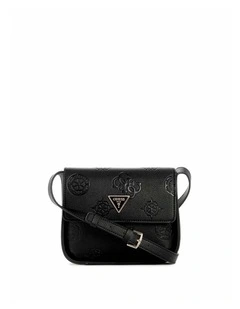 Keandra Crossbody Bag in Black Logo