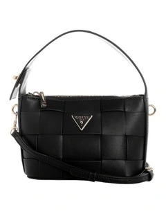 Maylee Mini Hobo Crossbody Bag in Black