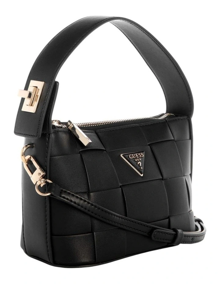Maylee Mini Hobo Crossbody Bag in Black image 3