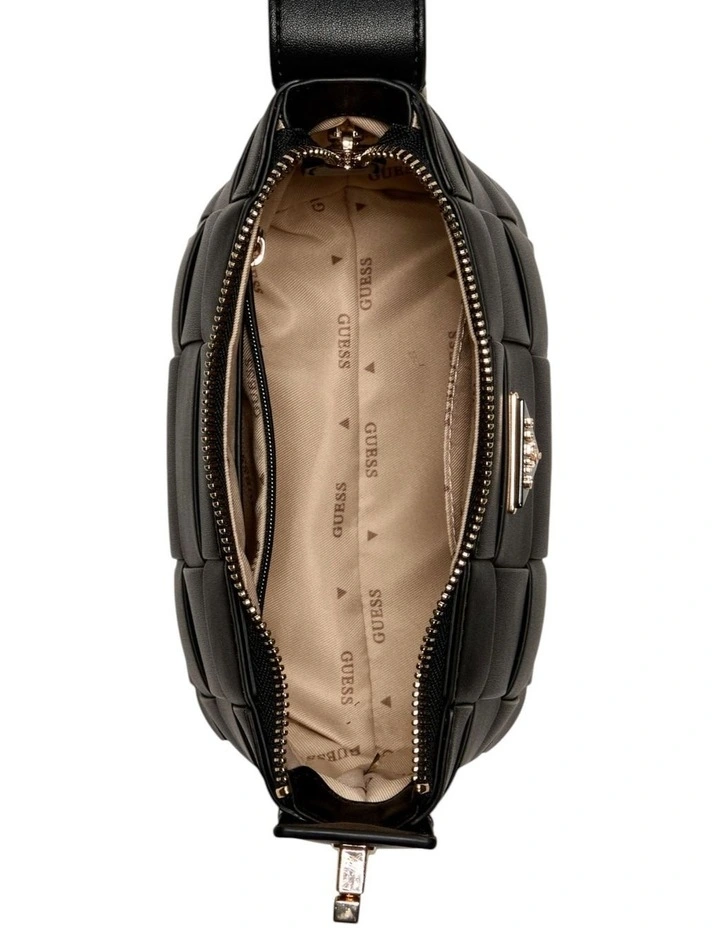 Maylee Mini Hobo Crossbody Bag in Black image 4
