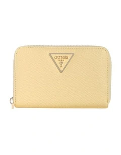 Laurel Medium Zip Around Wallet in Yellow
