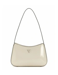 Arnela II Top Zip Shoulder Bag in Bone