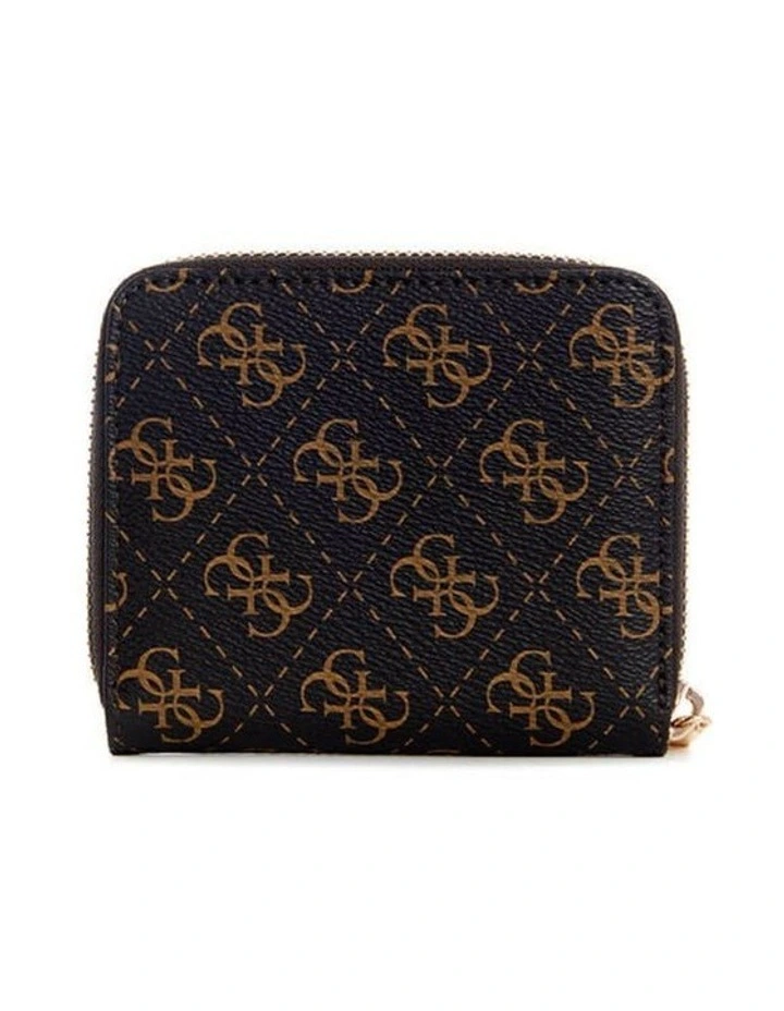 Laurel Small Wallet in Brown Logo image 3