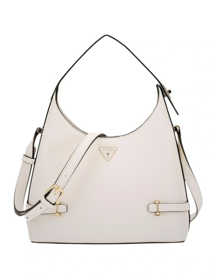 Rosalba Hobo Crossbody Bag in Off White image 1