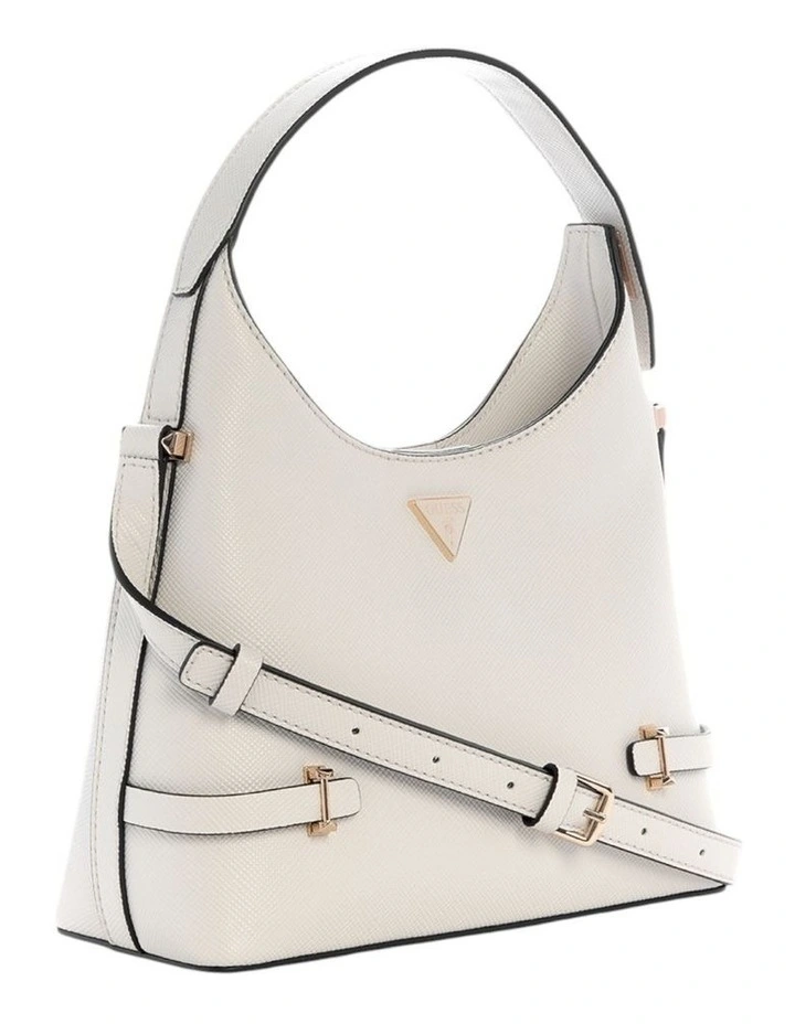 Rosalba Hobo Crossbody Bag in Off White image 2