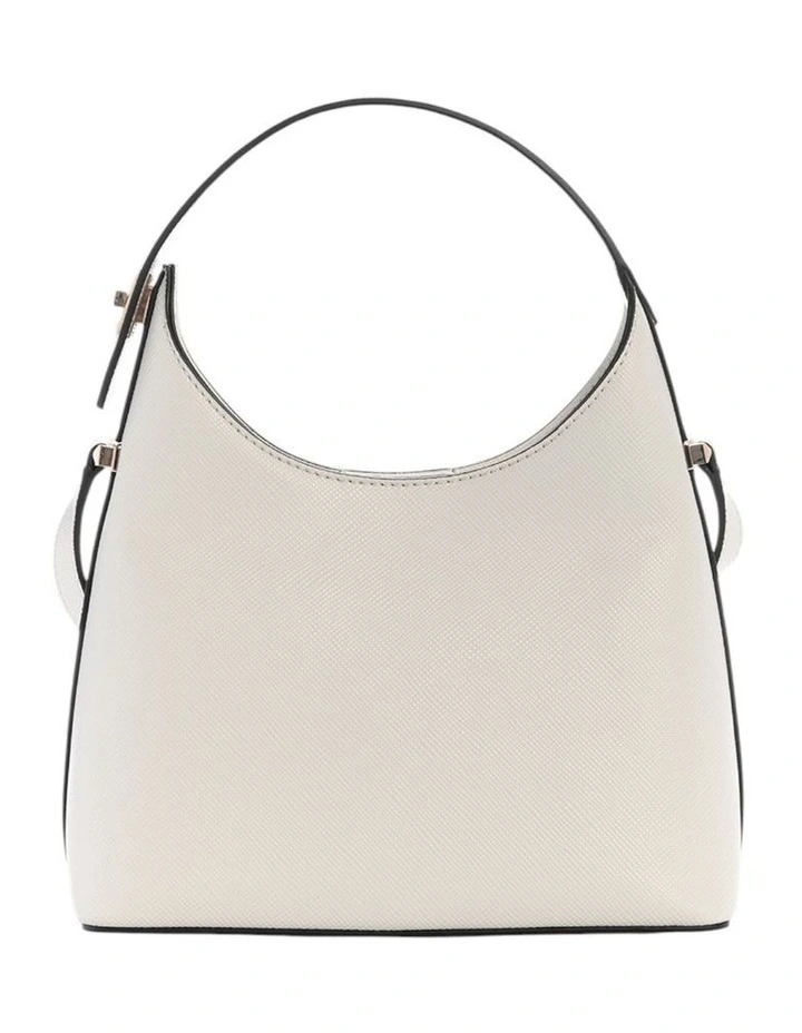 Rosalba Hobo Crossbody Bag in Off White image 3