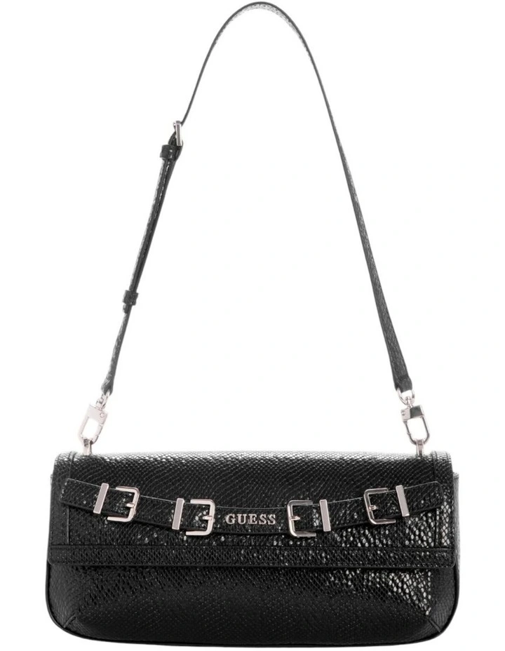 Dovie Flap Shoulder Bag in Black image 1