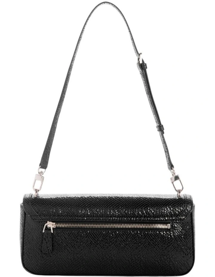 Dovie Flap Shoulder Bag in Black image 3