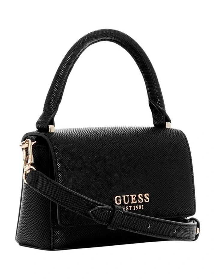 Fedana Mini Top Handle Crossbody Bag in Black image 2
