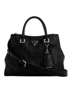 Cresidia Society Satchel Bag in Black
