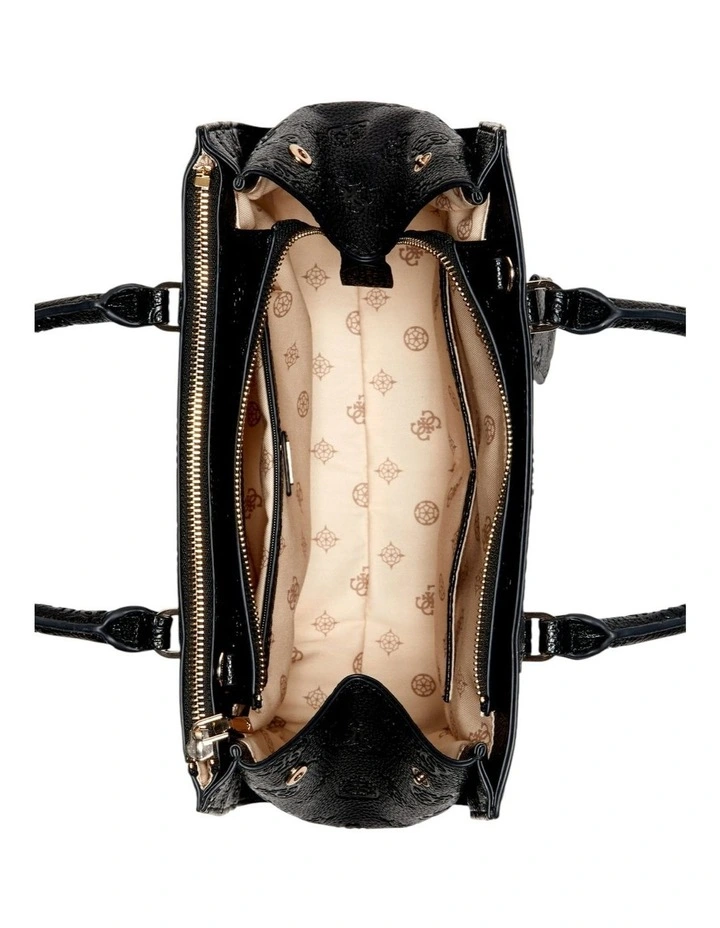 Cresidia Society Satchel Bag in Black image 3