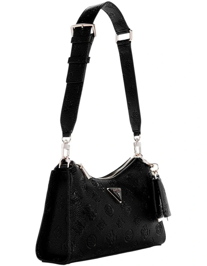 Cresidia Top Zip Shoulder Bag in Black image 2