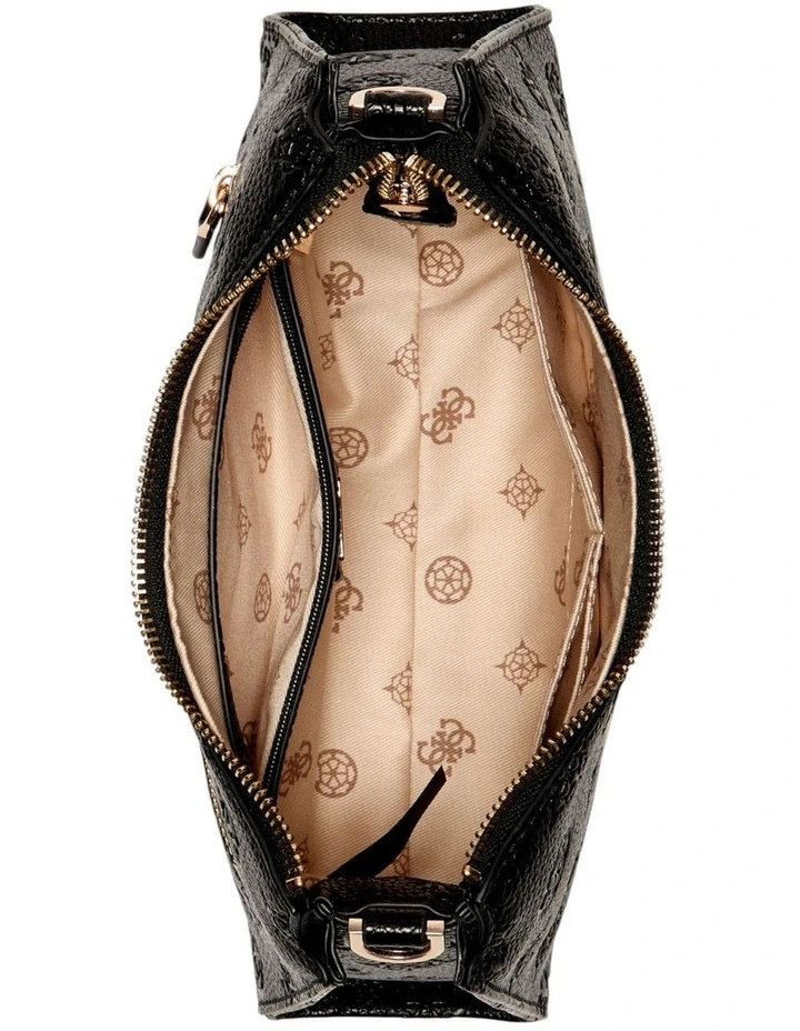 Cresidia Top Zip Shoulder Bag in Black image 3
