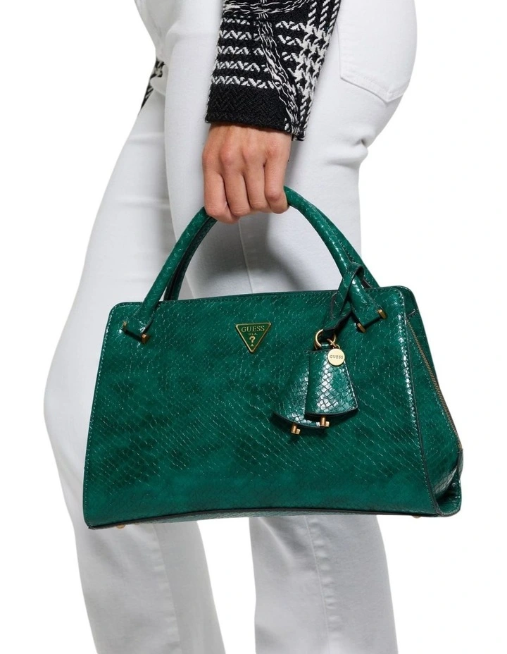 Annita Girlfriend Satchel Bag in Emerald image 2