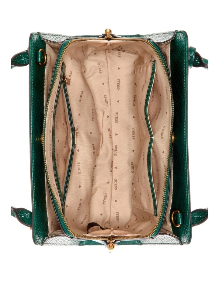 Annita Girlfriend Satchel Bag in Emerald image 4